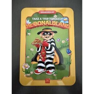 NEW 2025 HAMBURGLAR McDonald's The McDonaldLand Adult Happy Meal Tin